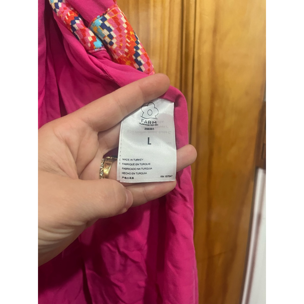 FARM Rio Multicolor Patchwork Midi Dress - Picture 9 of 10